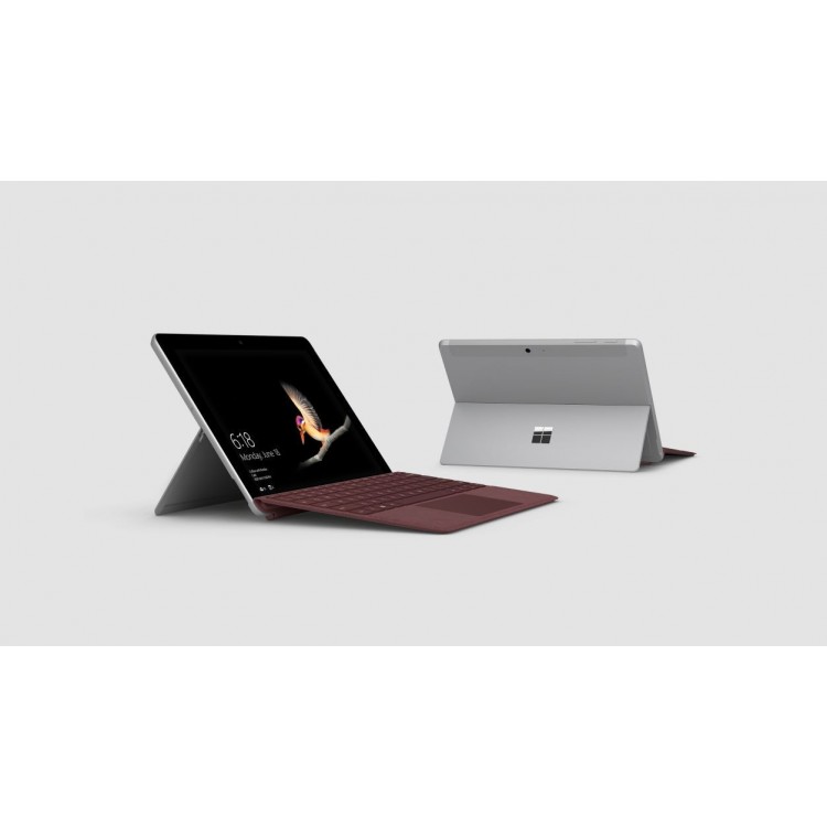 Microsoft Surface Go Type Cover Tastatur - Alcantara In Mohnrot, Kompatibel Mit Surface Go 1 & 2