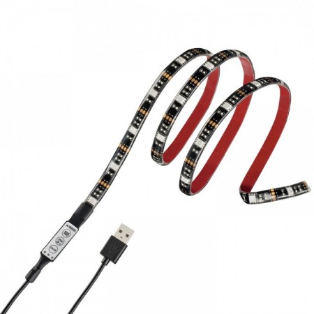 Fita USB LED HAMA com controle de RGB, 1 mt ID12