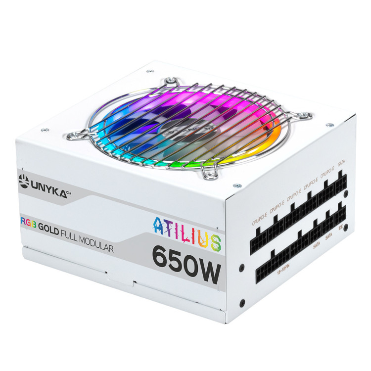 Gaming Atilius RGB 650W-WHITE