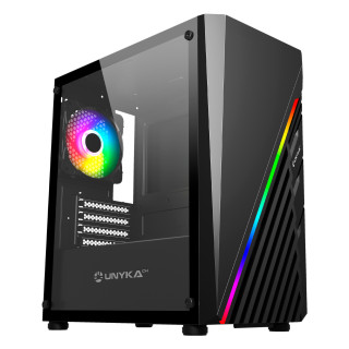Caixa mATX Gaming Mini GLAYZE Black