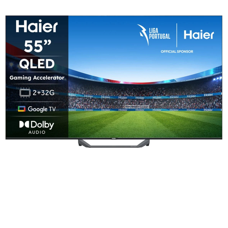 TV Haier 55" H55S80FUX QLED Smart Google 4K HDR